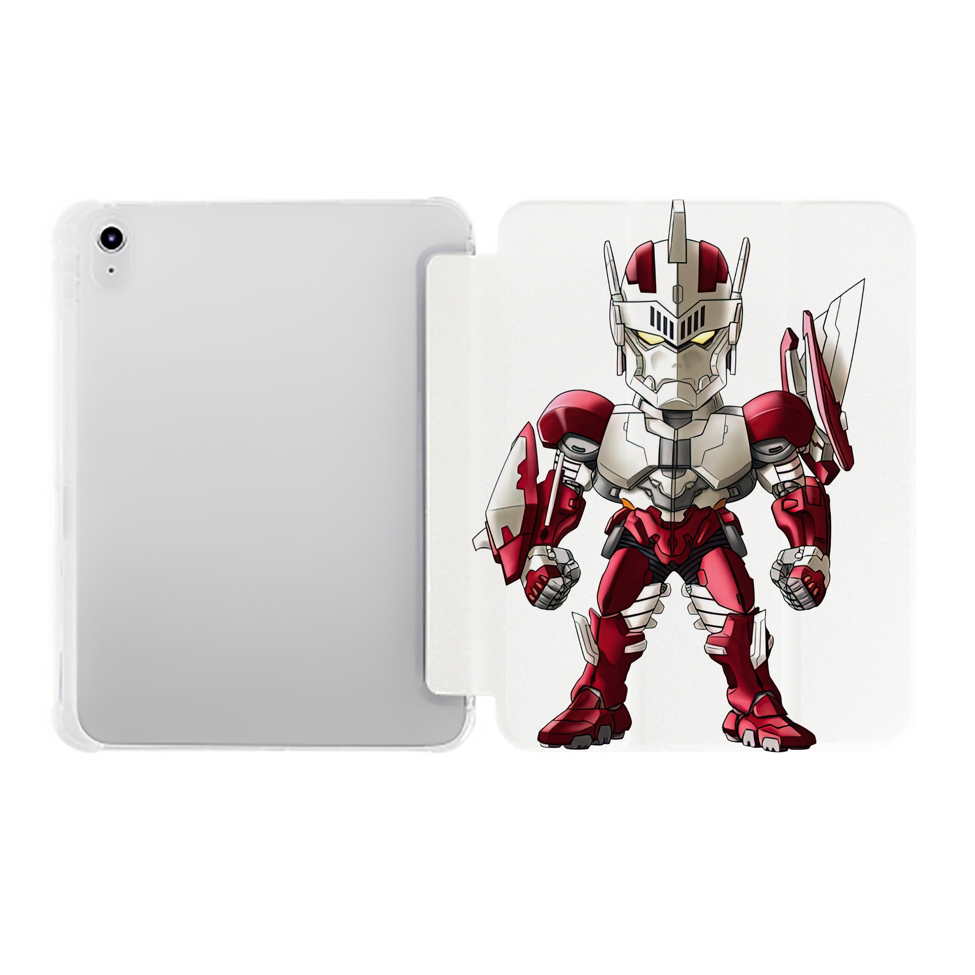 （画像用） ウルトラマン Ultraman IPad ケース ペン収納付き 三つ折りスタンド PUレザー×シリコン 対応機種9.5/10.5/10.9インチ